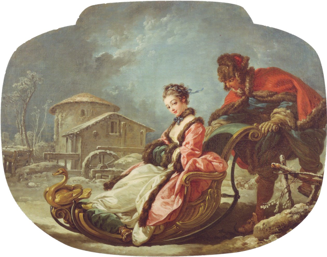 Die vier Jahreszeiten: Winter av François Boucher