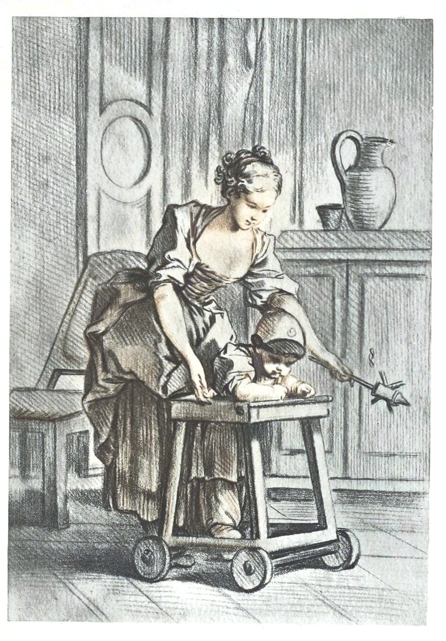 Le Chariot à roulettes av François Boucher