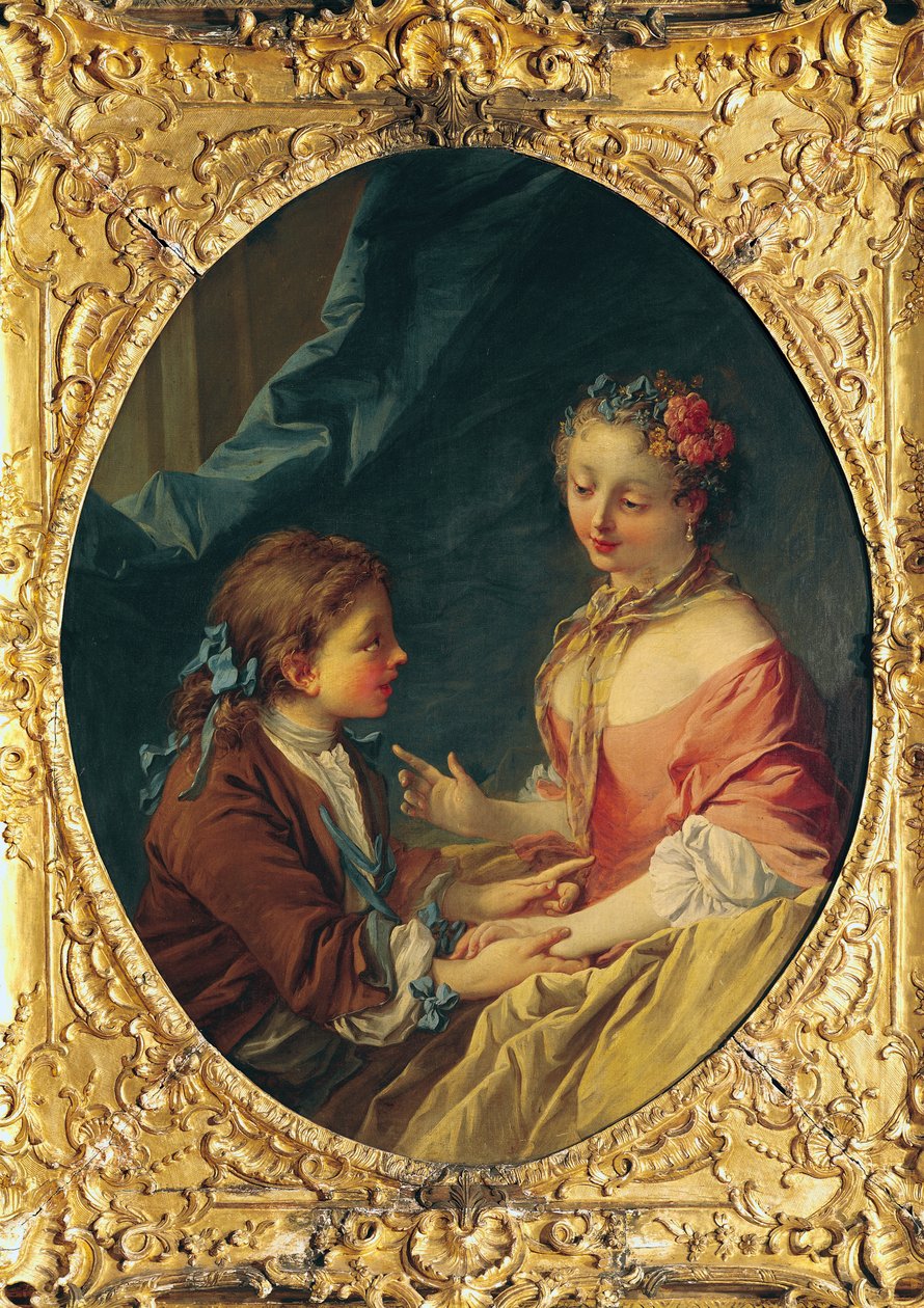 Mor och barn av François Boucher