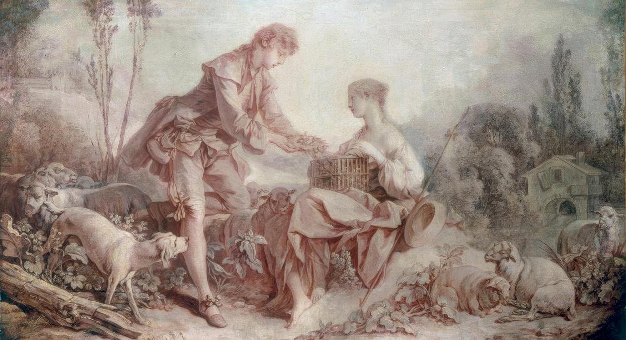 Själavård vid buren av François Boucher