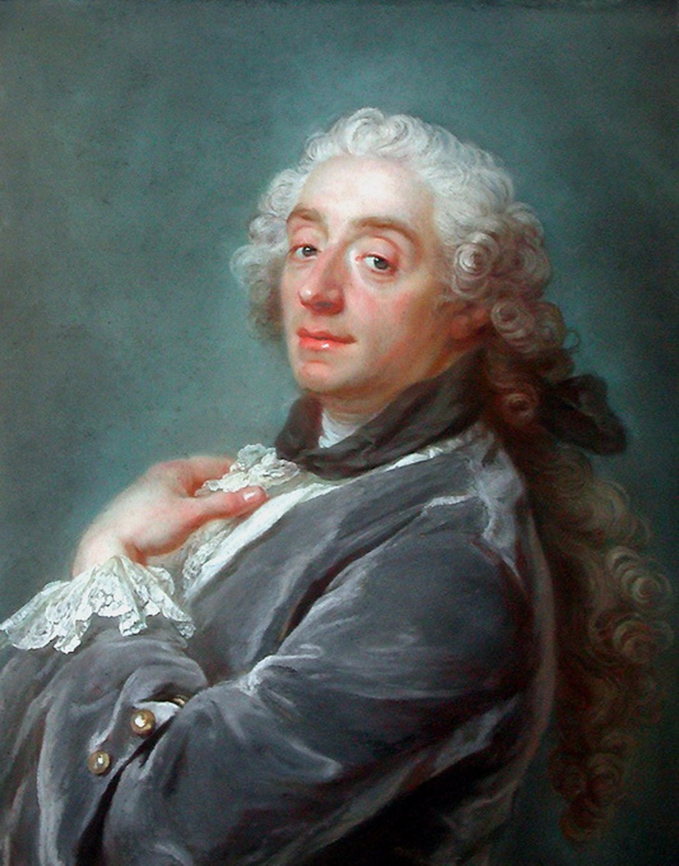 Portrait of François Boucher  av François Boucher