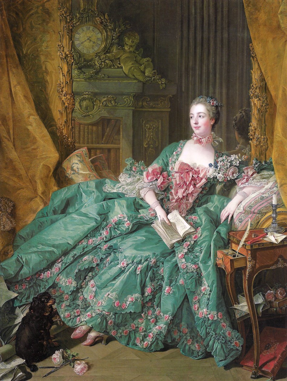 Porträtt av Madame de Pompadour (1721-1764) av François Boucher