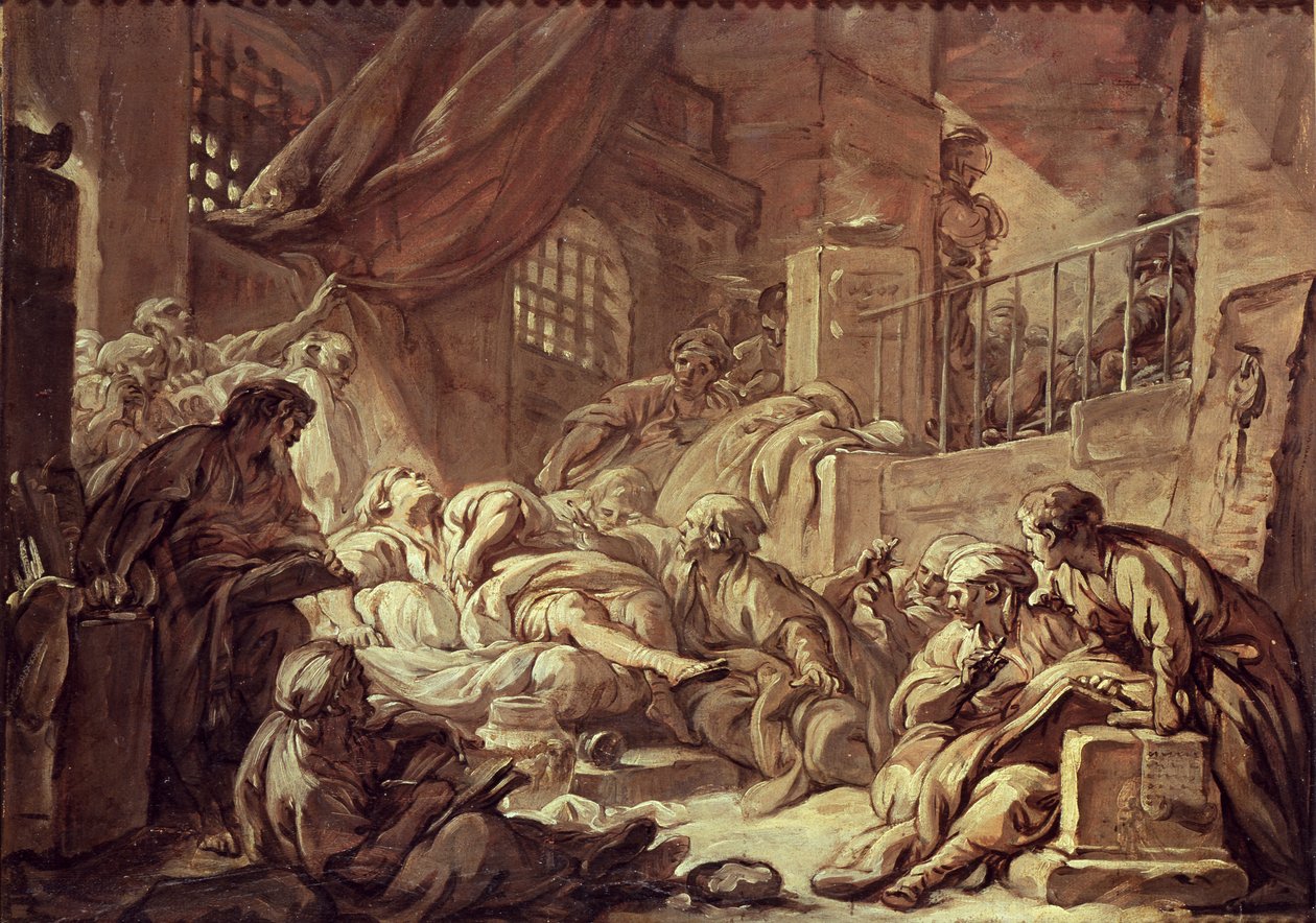 Studera för en fängelseplats av François Boucher