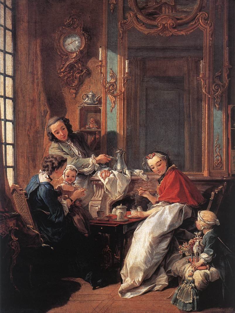 The Afternoon Meal av François Boucher