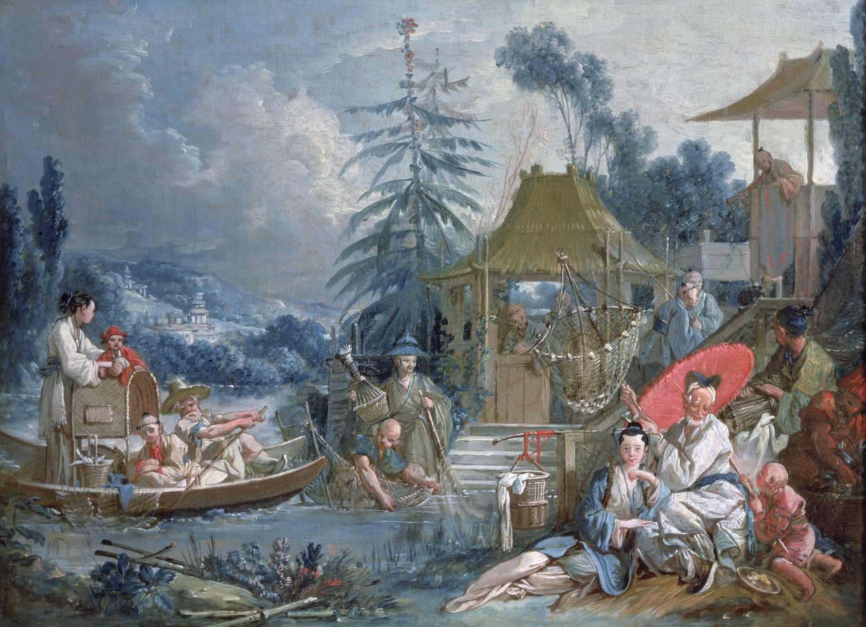 De kinesiska fiskarna, ca 1742 av François Boucher