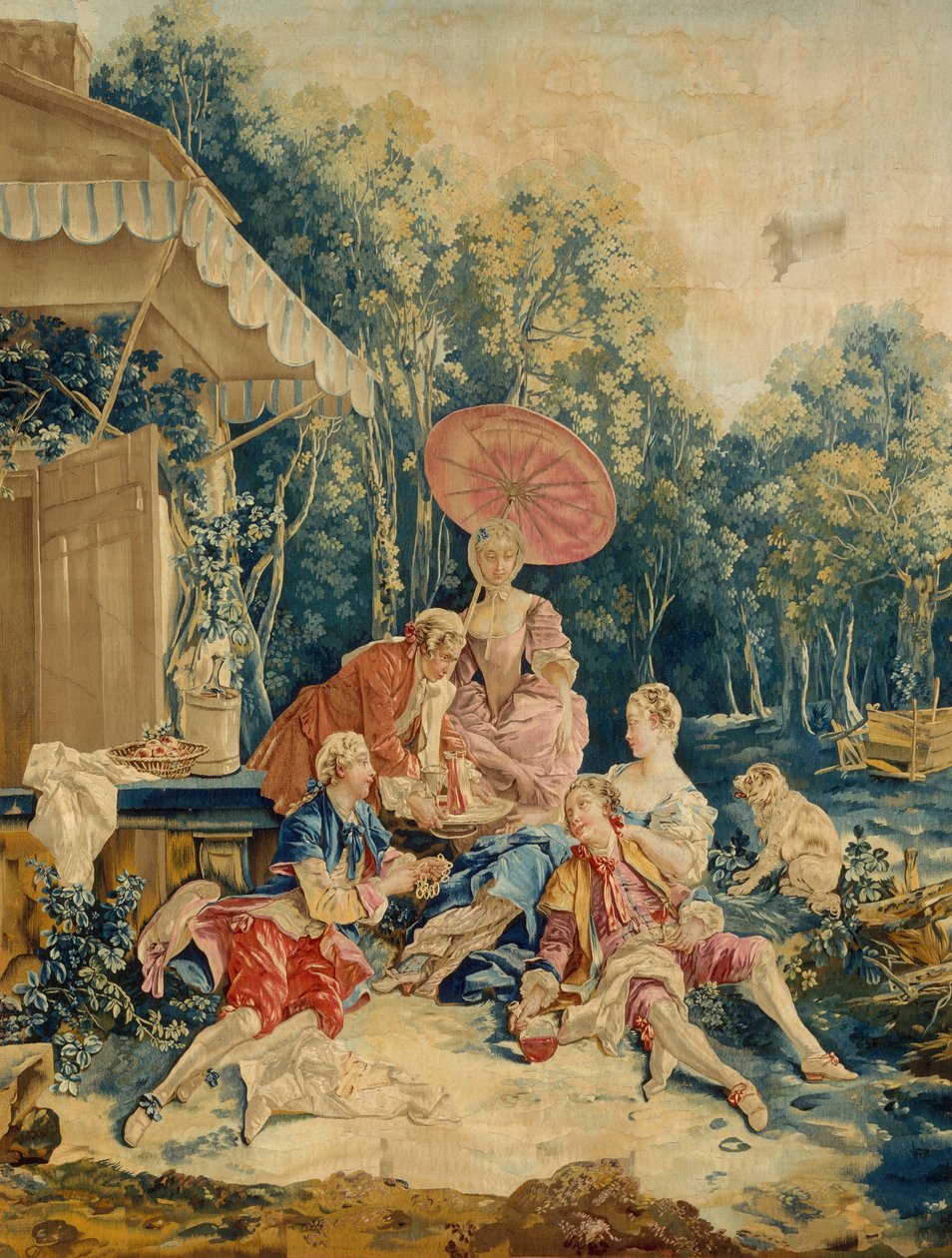 Samlingen från en uppsättning italienska byscener av François Boucher