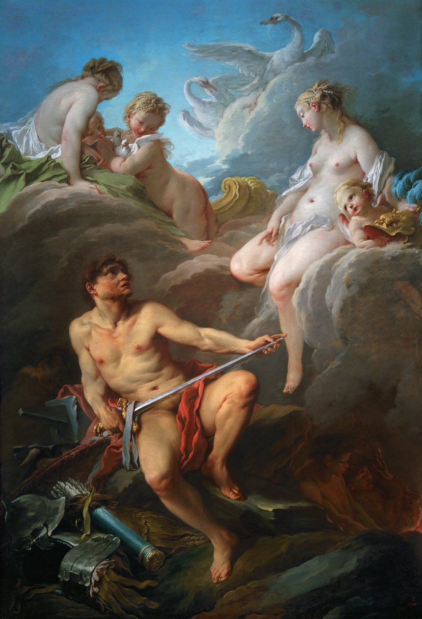 Venus Asking Vulcan for Arms for Aeneas av François Boucher