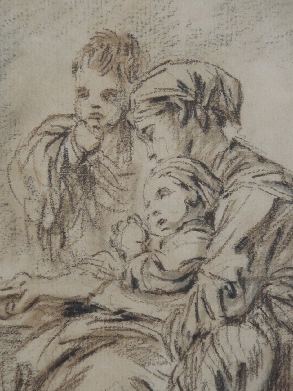 Young Mother av François Boucher