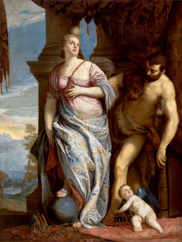 alegoria da sabedoria e da forca av François Boucher
