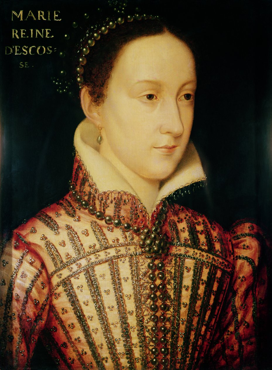 Miniatyr av Mary Queen of Scots, ca 1560 av François Clouet