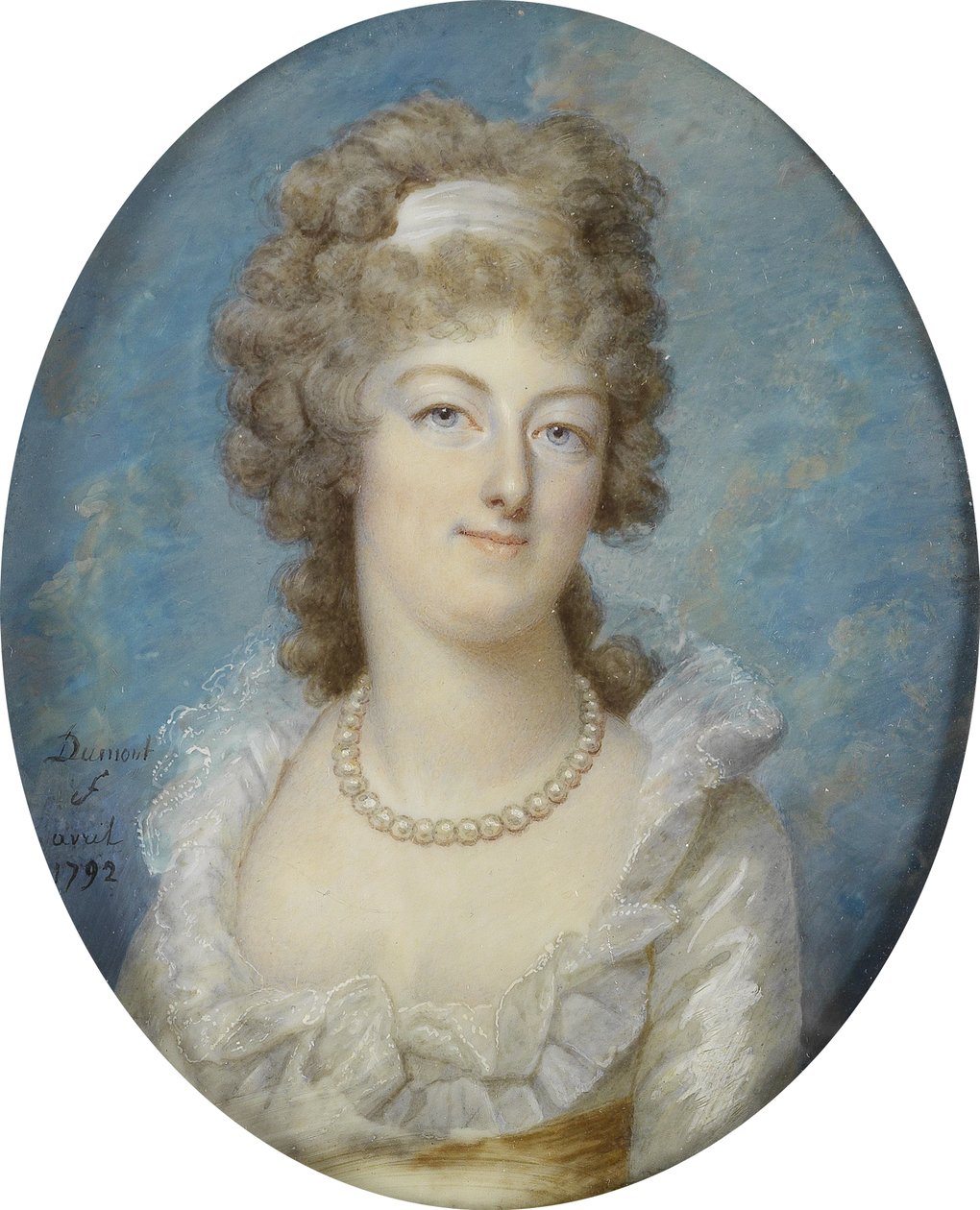 Porträtt av Marie Antoinette av Francois Dumont