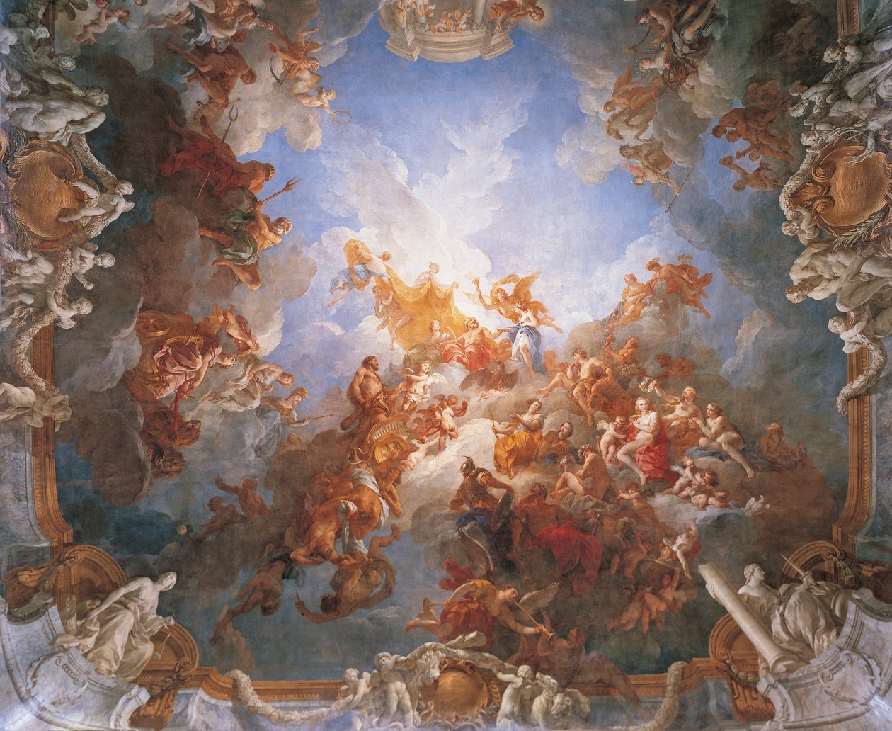 Apotheos av Hercules av François Lemoyne