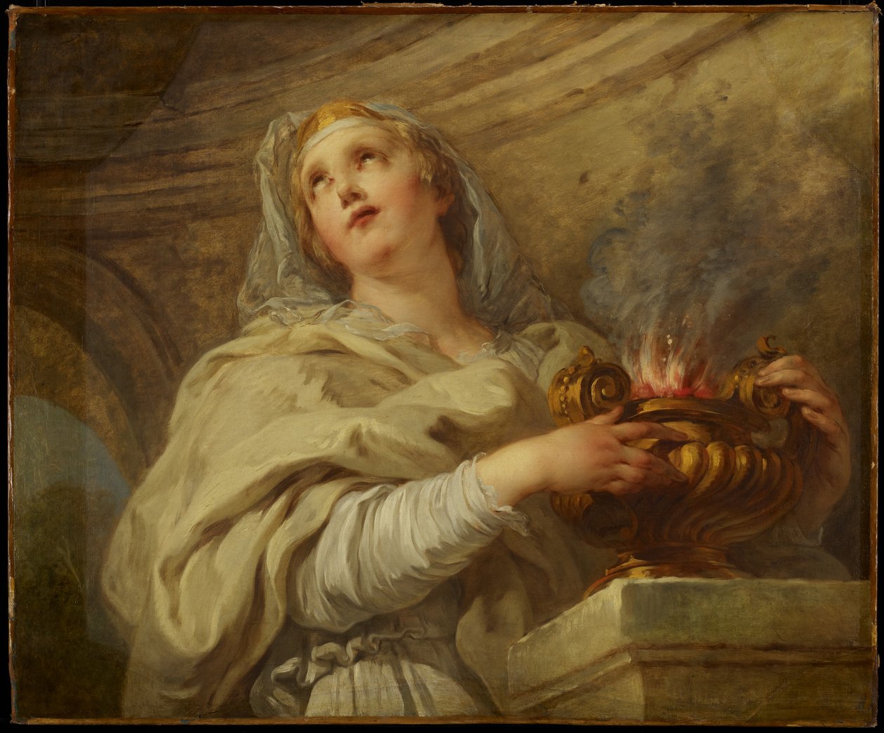 Vestal Jungfru, ca 1730 av François Lemoyne