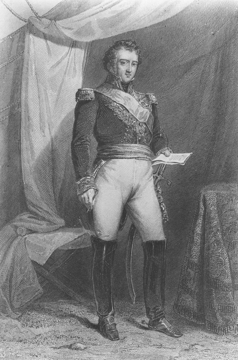 Louis-Auguste-Victor, greve Ghaisnes de Bourmont av François Pigeot