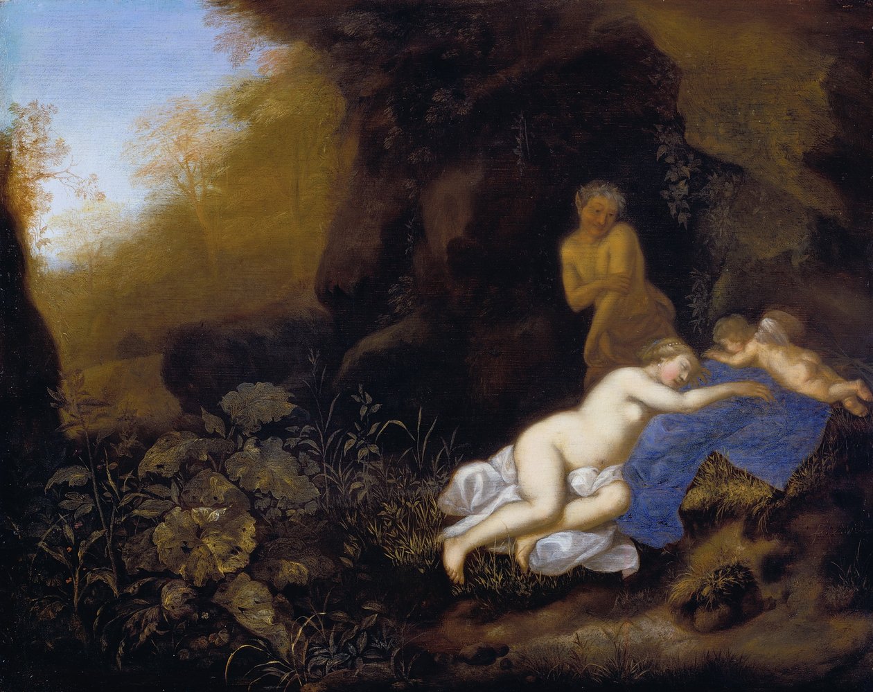 Jupiter and Antiope av François Verwilt
