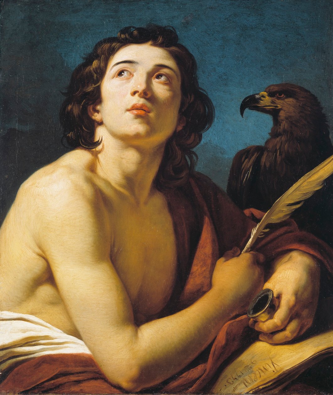 Sankt Johannes evangelisten av François André Vincent