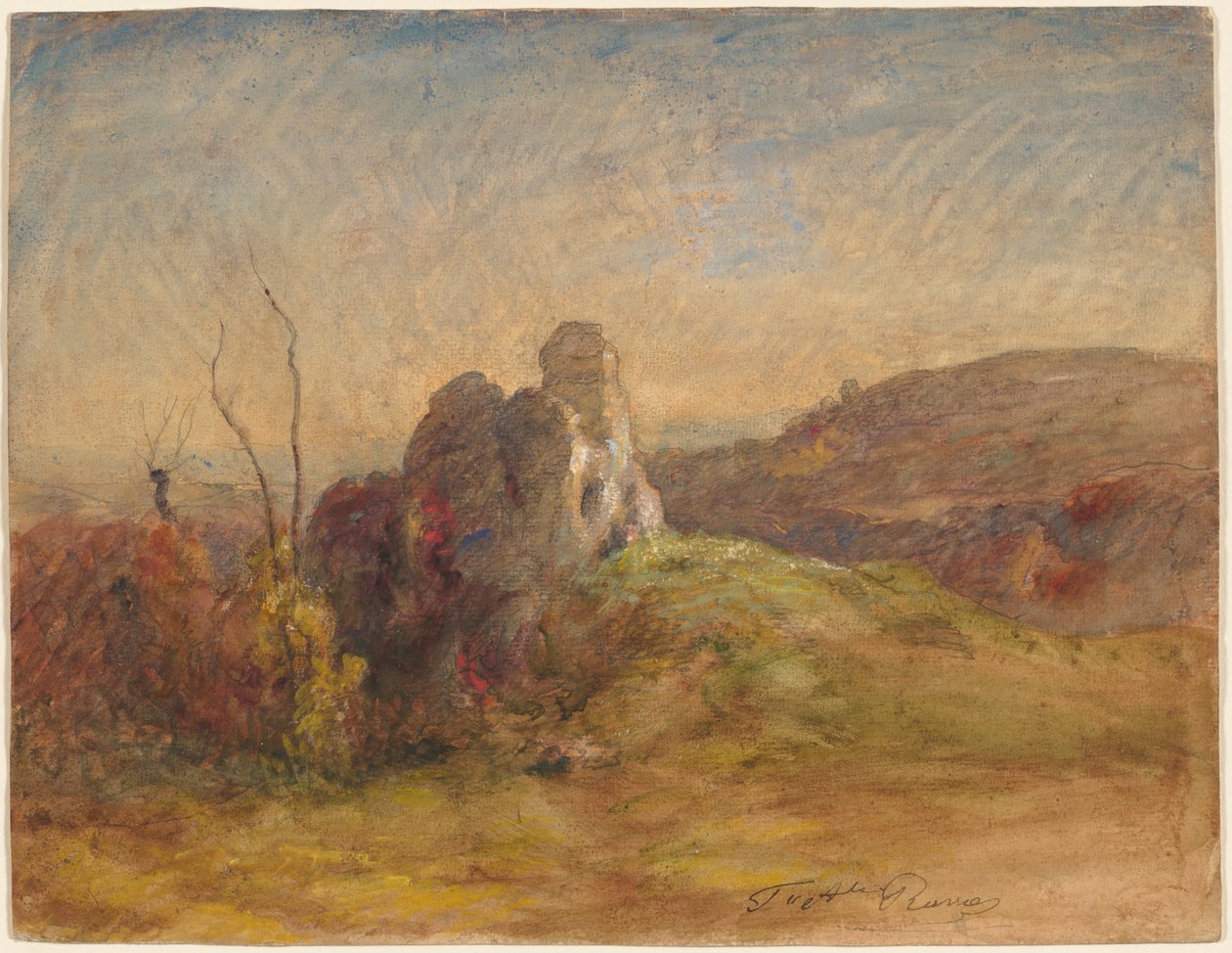 Landskap av François Auguste Ravier