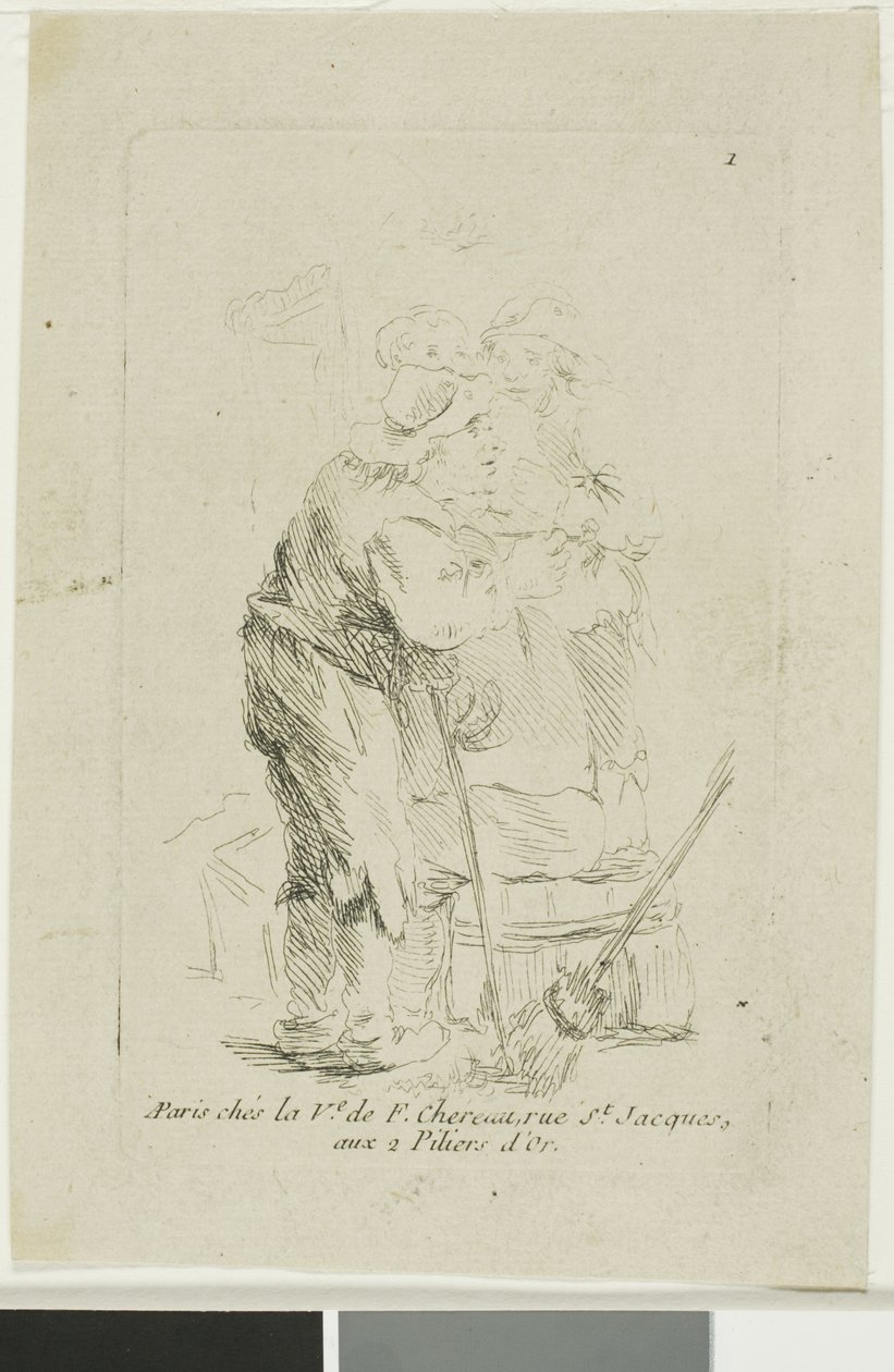En dåligt klädd bonde av François Boucher