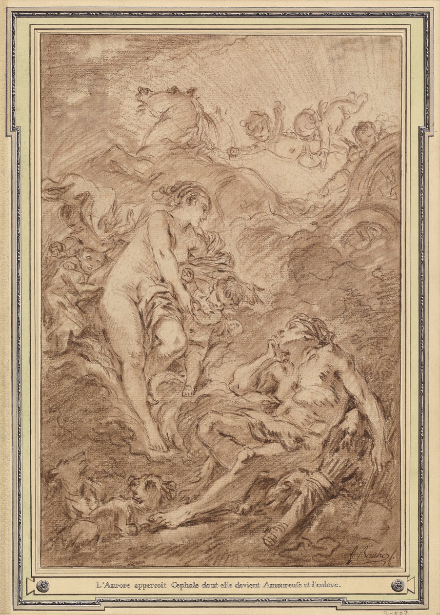 Aurora och Cephalus av François Boucher