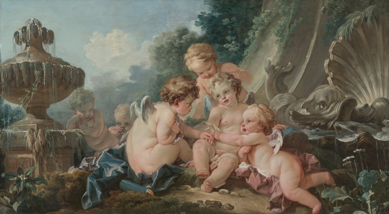 Cupids i konspiration av François Boucher