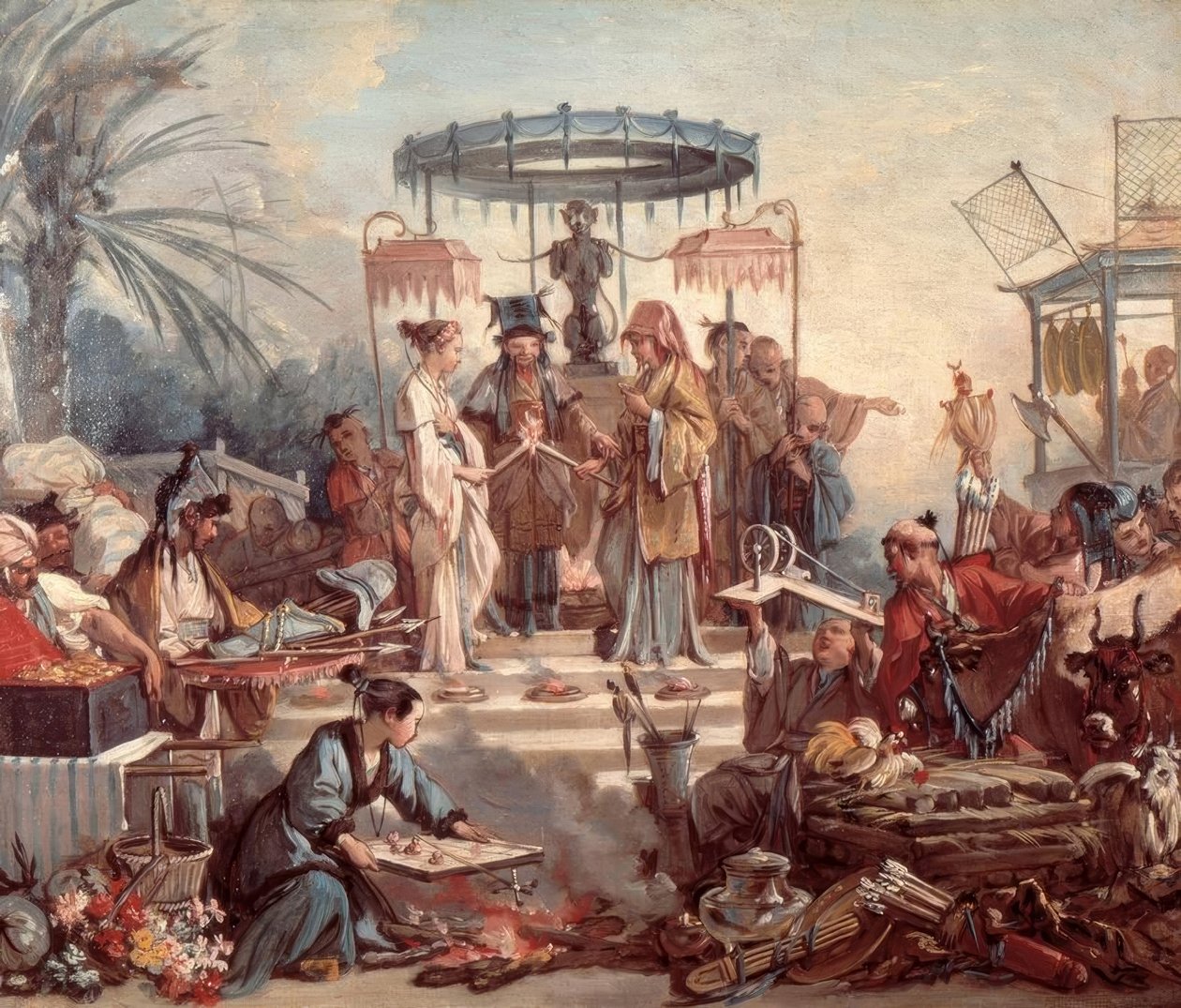 Det kinesiska bröllopet av François Boucher