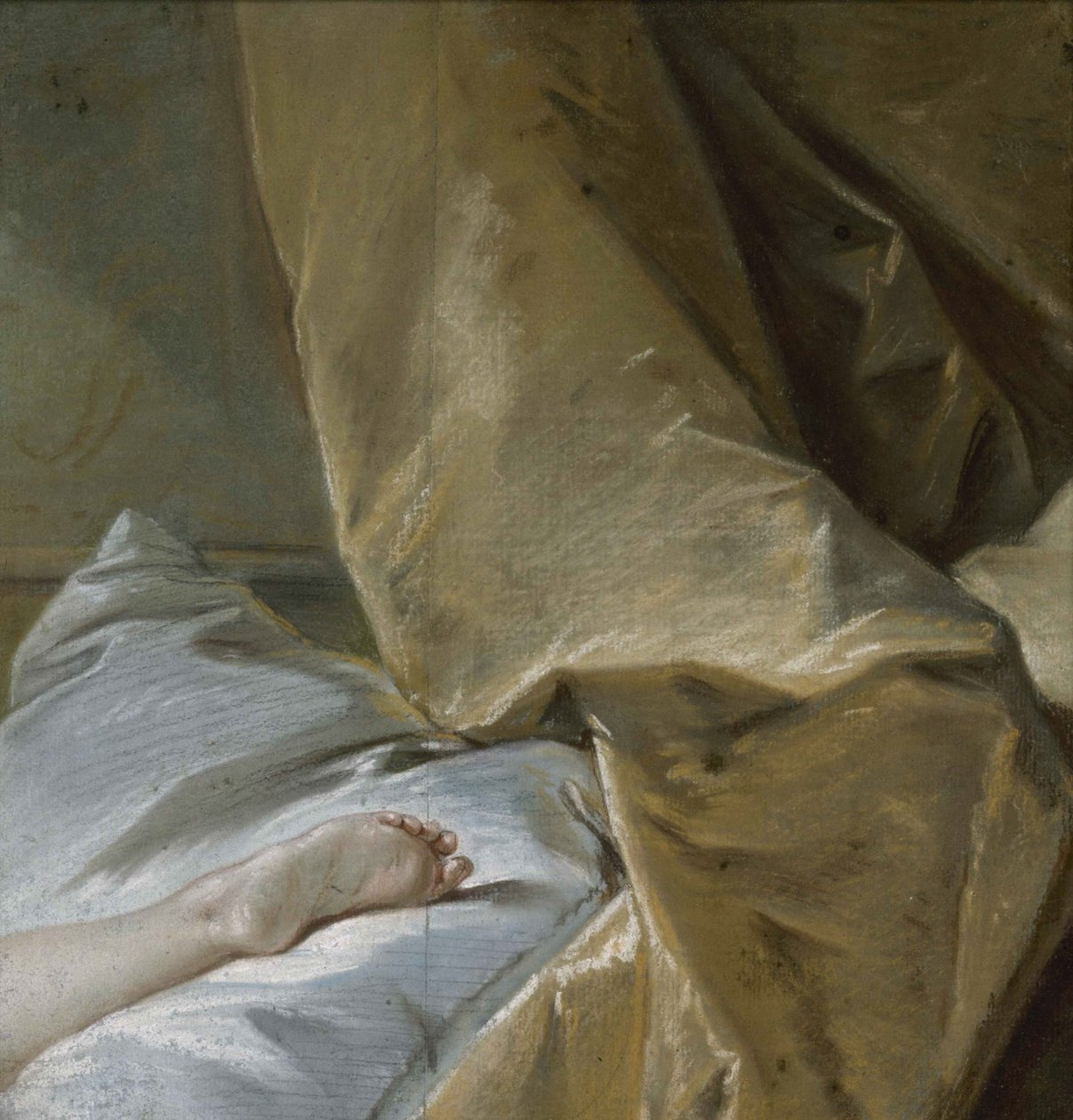 Fotstudie för den blonda Odalisque, ca 1751. av François Boucher