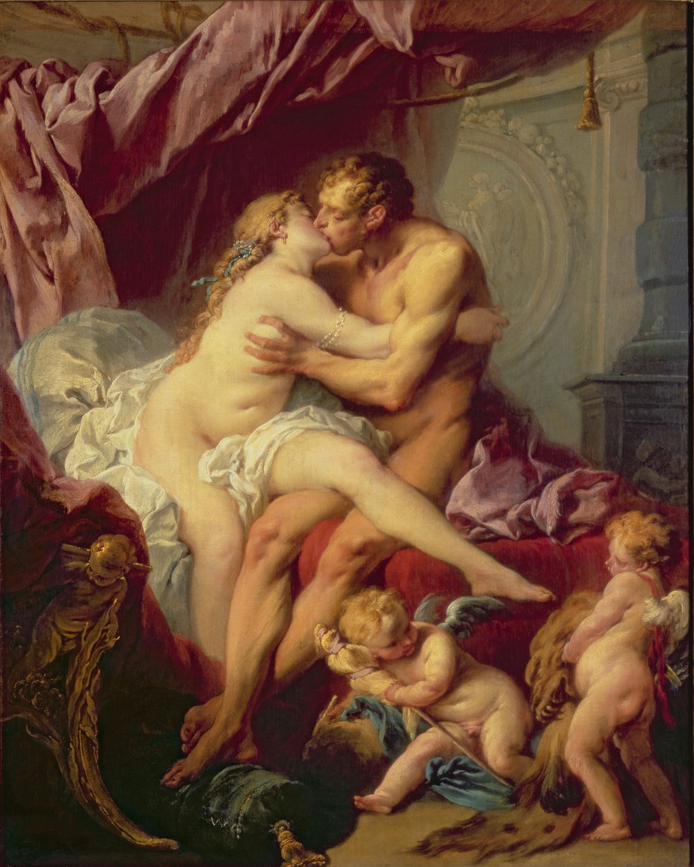 Hercules och Omphale av François Boucher