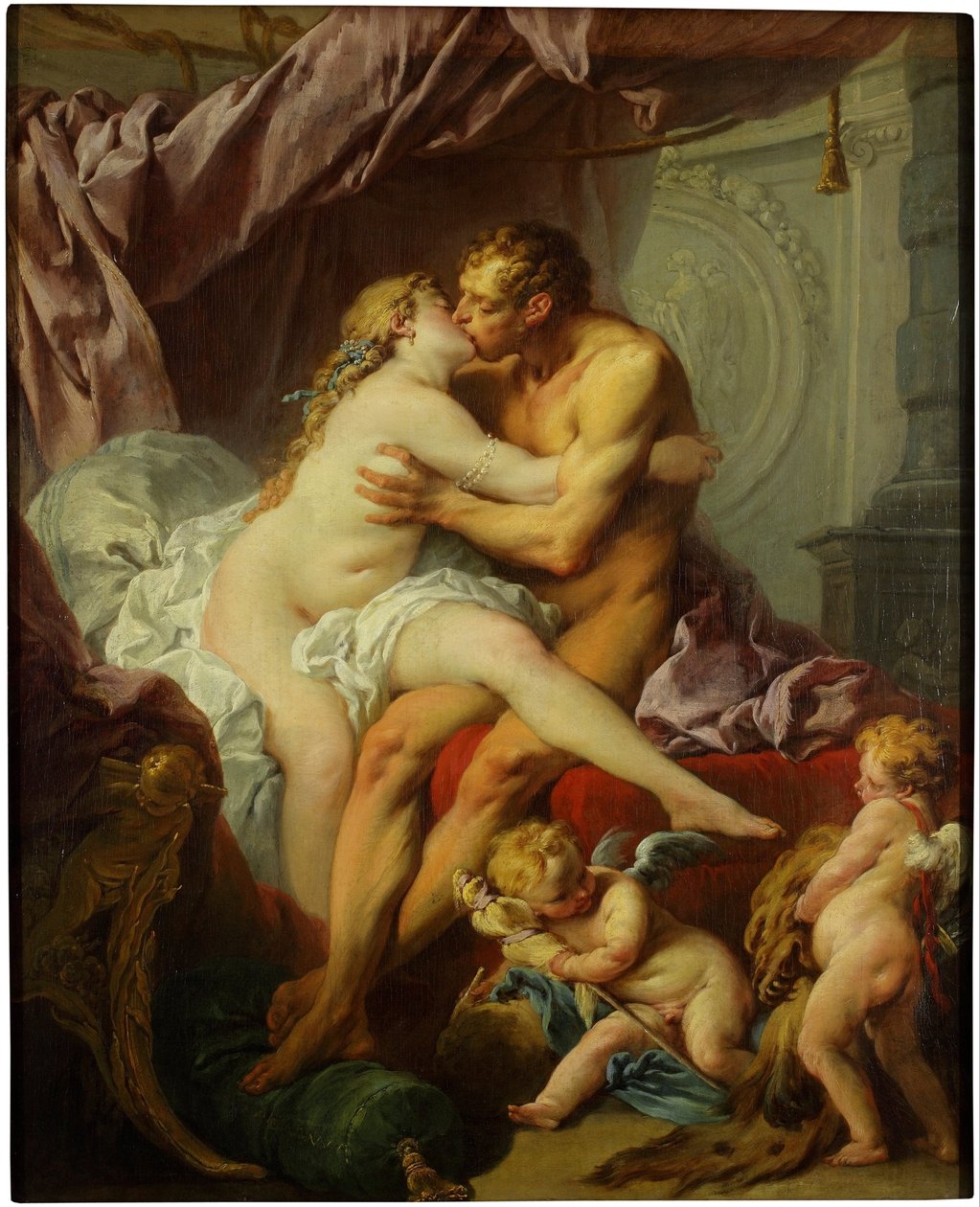 Herkules och Omphale av François Boucher