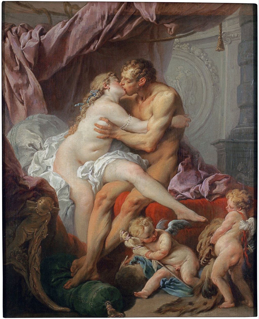Herkules och Omphale av François Boucher