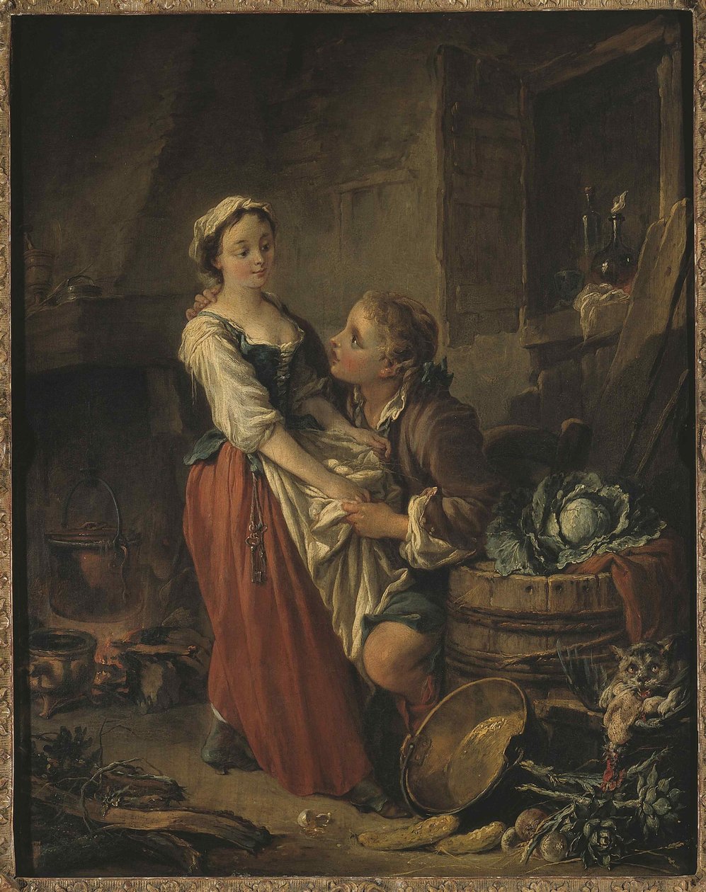 Den vackra kocken, 1735. av François Boucher