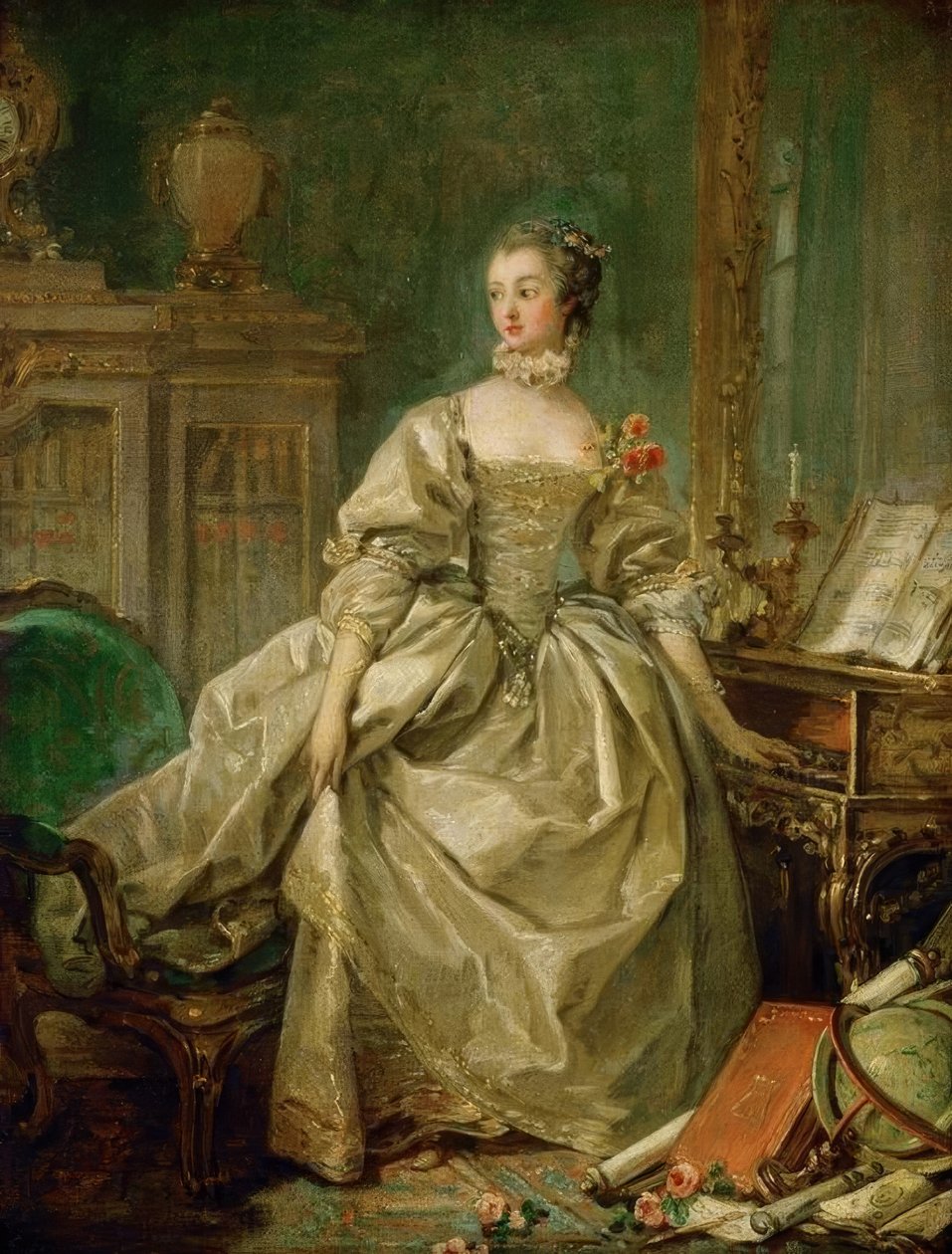 Markisin av Pompadour av François Boucher