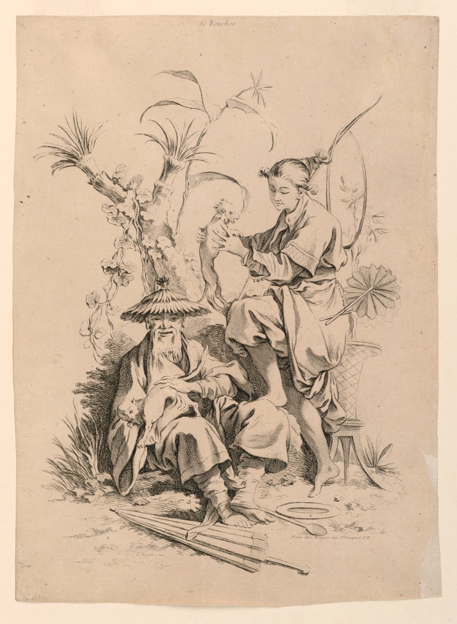 Le Toucher (Touch) från serien Les Cinq Senses (The Five Senses) av François Boucher