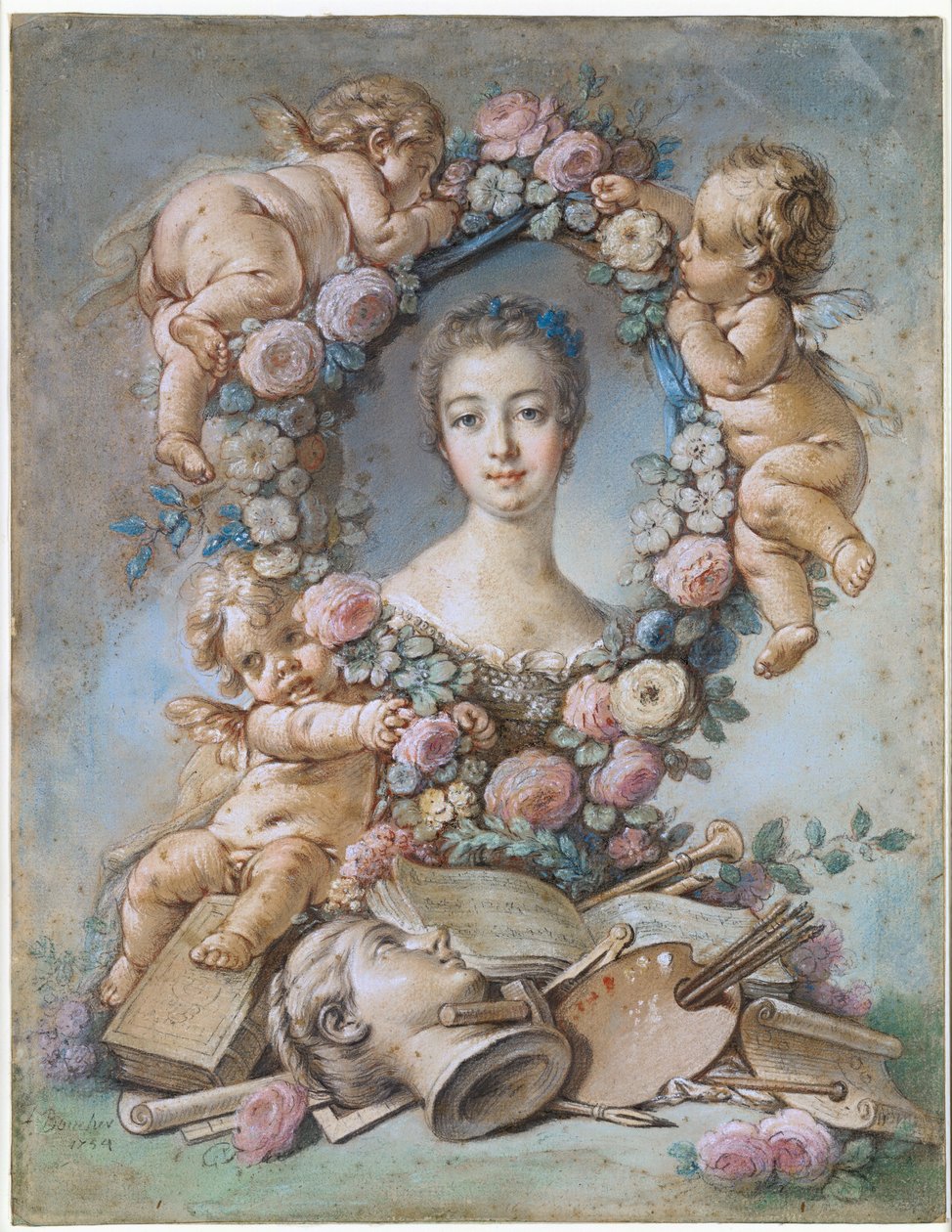 Madame de Pompadour av François Boucher