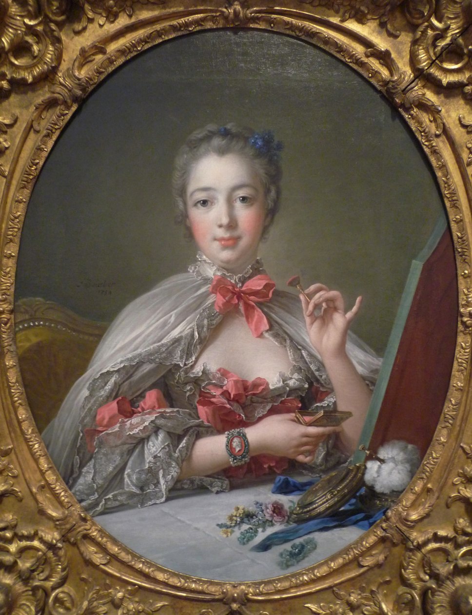 Porträtt av Marquise de Pompadour 1721-1764, 1750 av François Boucher