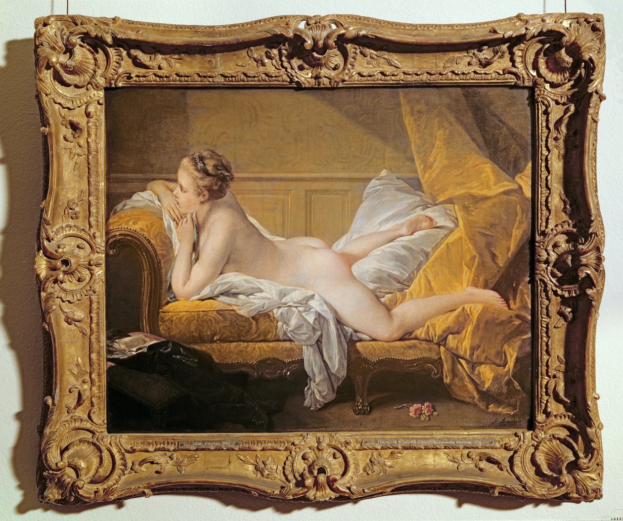 Liggande naken (Miss OMurphy) av François Boucher