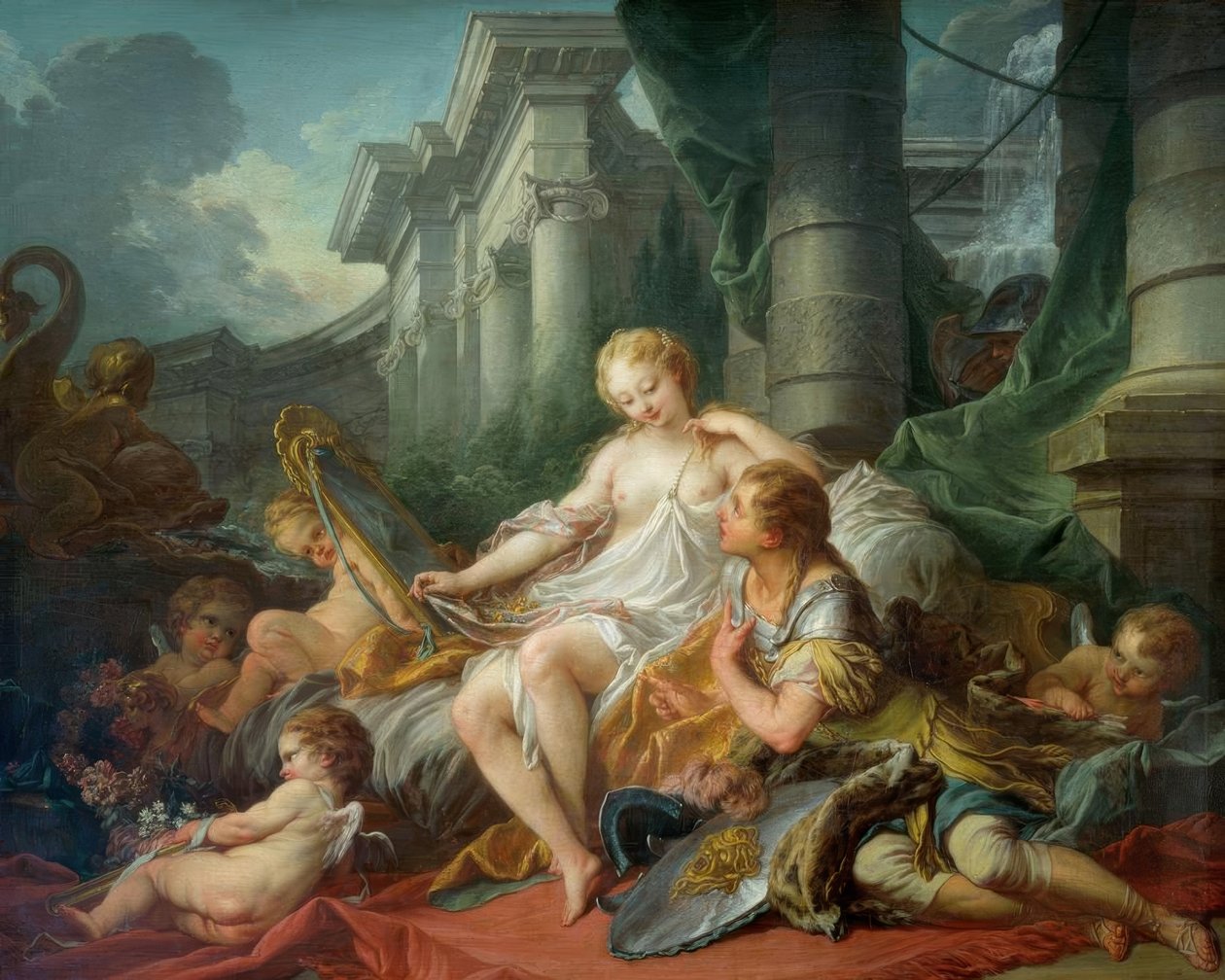 Rinaud och Armide av François Boucher