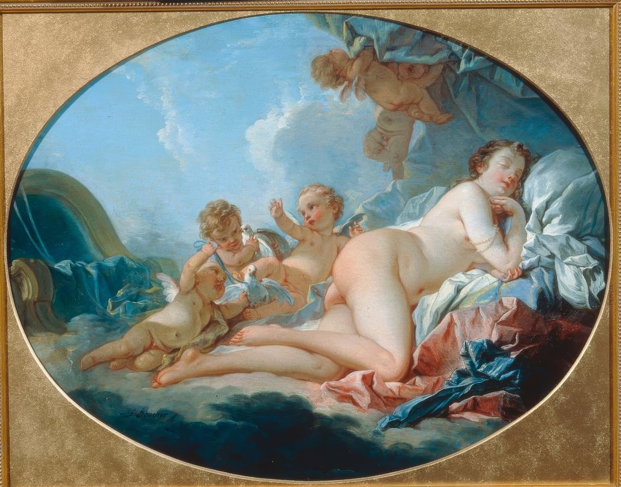 Sovande Venus av François Boucher