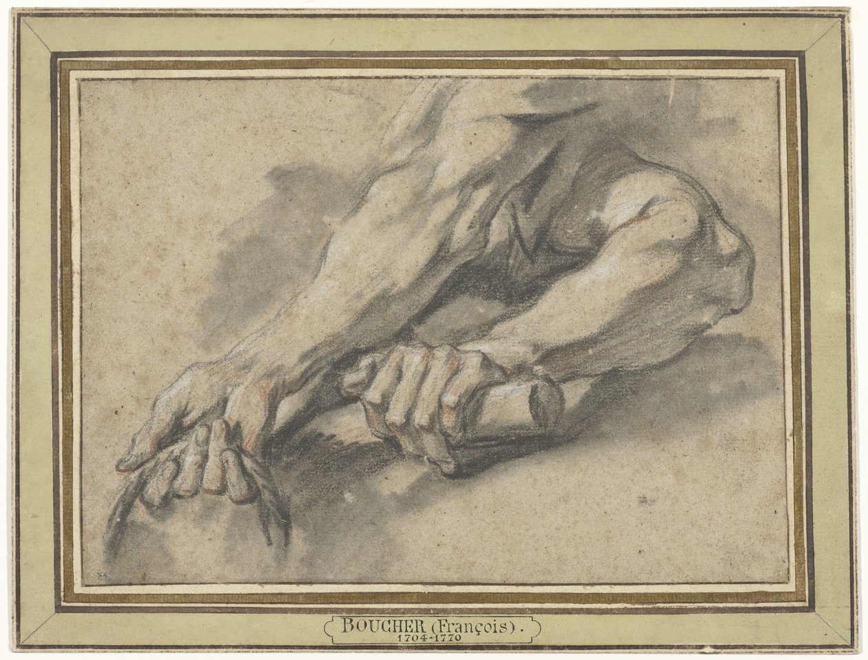 Studier av två underarmar av François Boucher