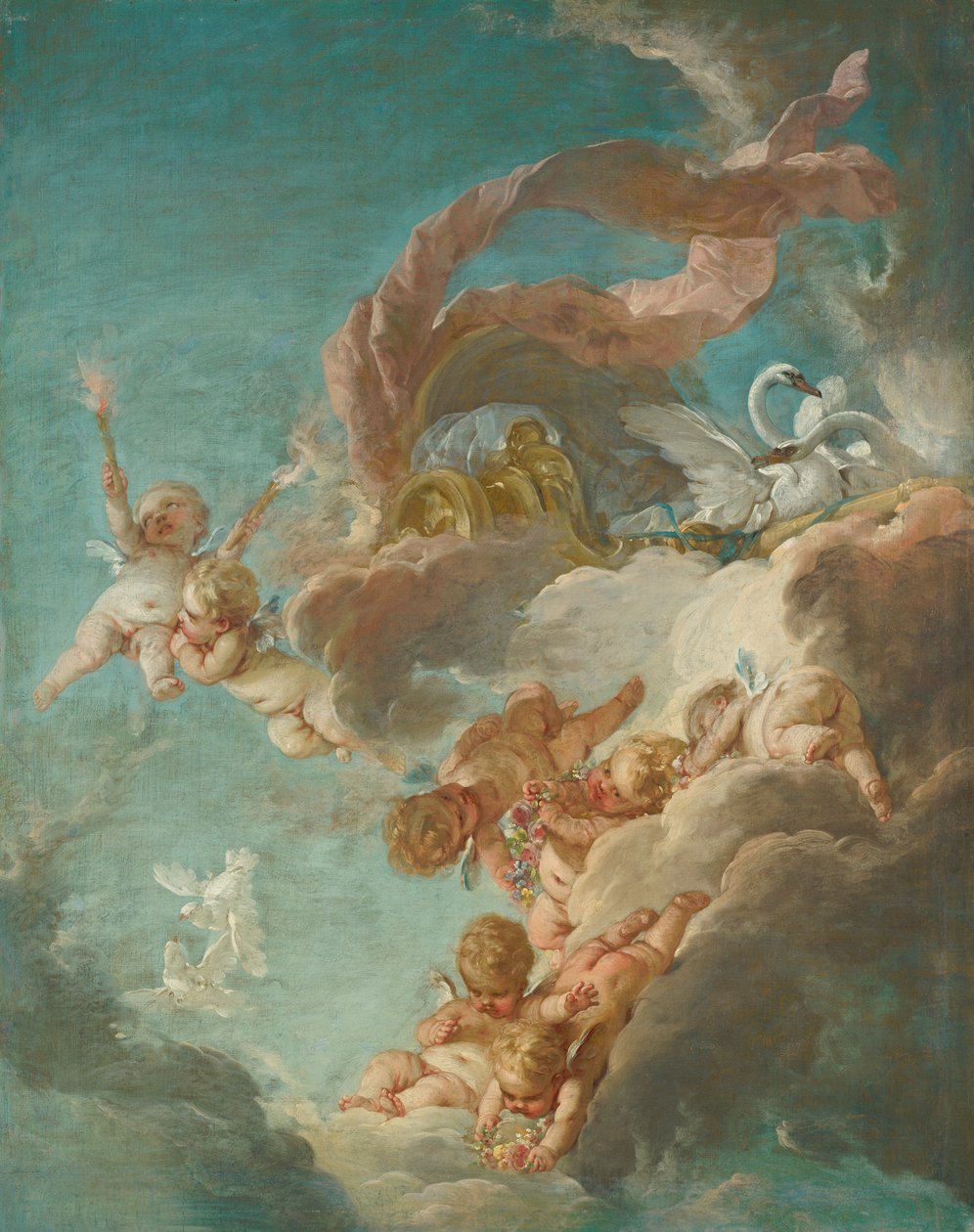 Venus stridsvagn av François Boucher