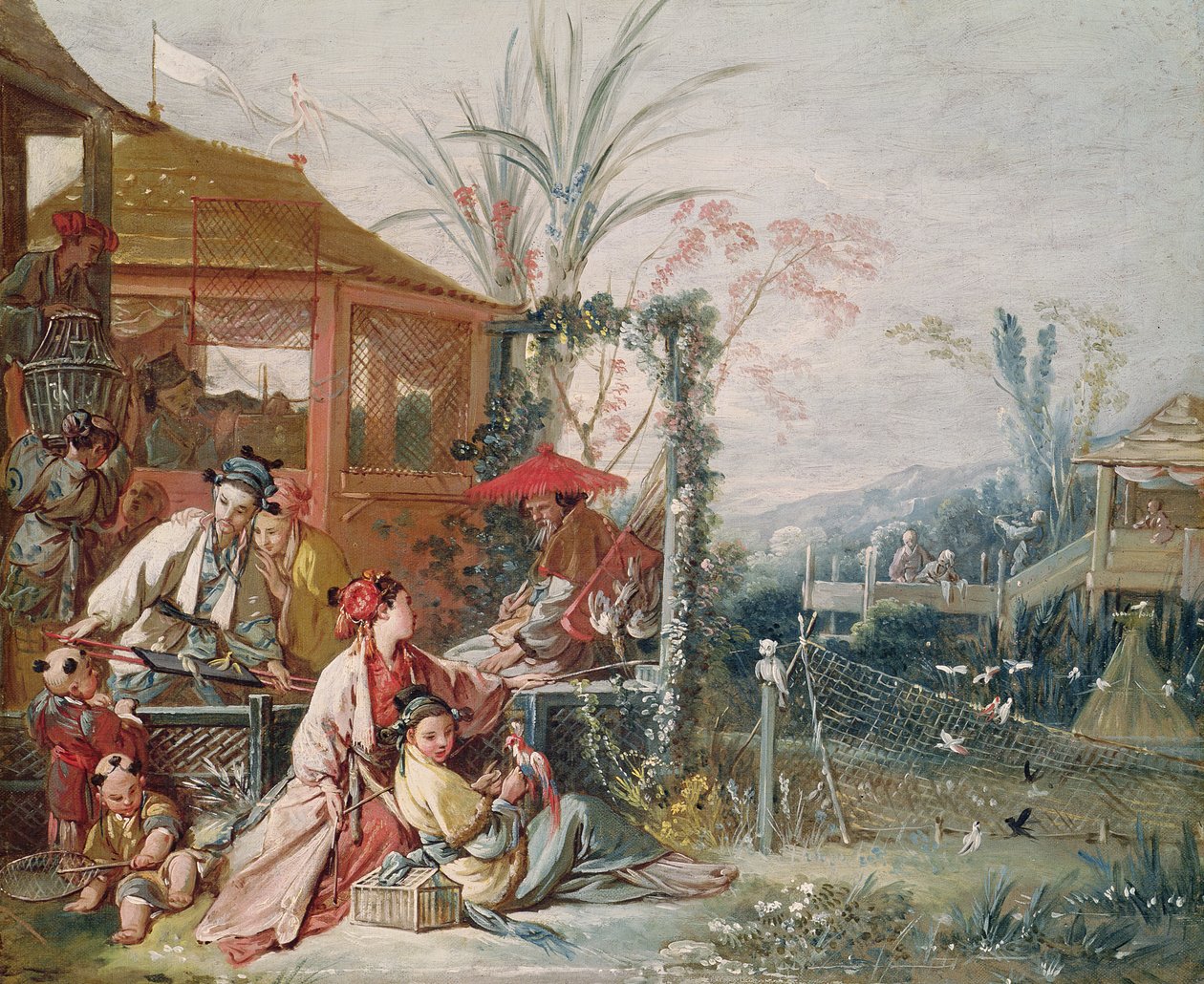 Den kinesiska jakten, ca 1742 av François Boucher