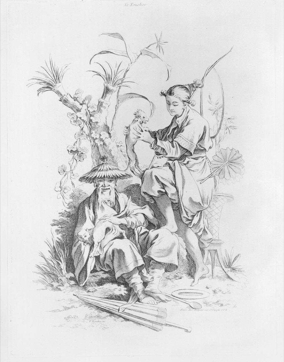 De fem sinnena, 1720-70. av François Boucher