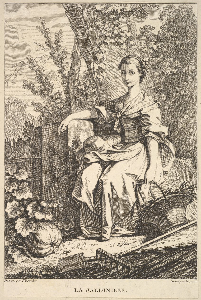Trädgårdsmästaren, 1741-63. av François Boucher