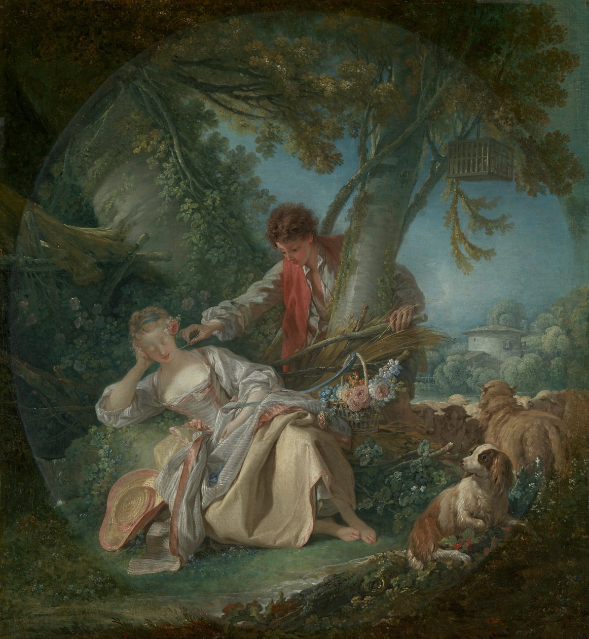 Den avbrutna sömnen, 1750. av François Boucher