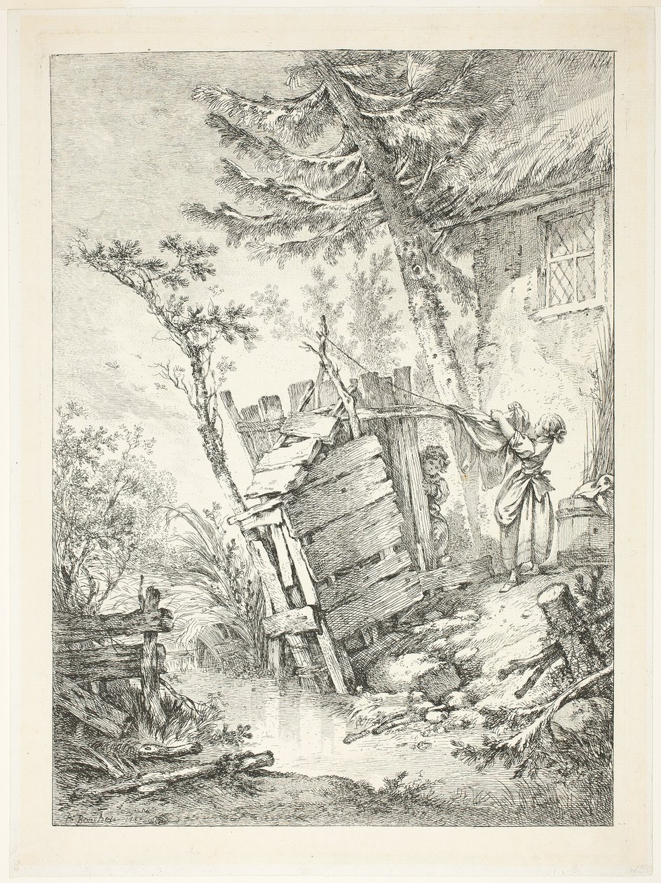 Tvätterskan av François Boucher