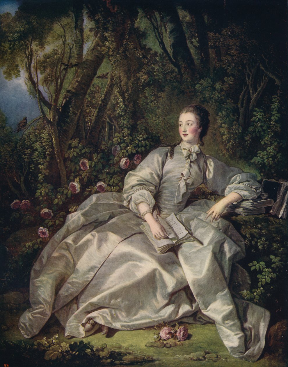 Markisen de Pompadour, 1758, c1915 av François Boucher