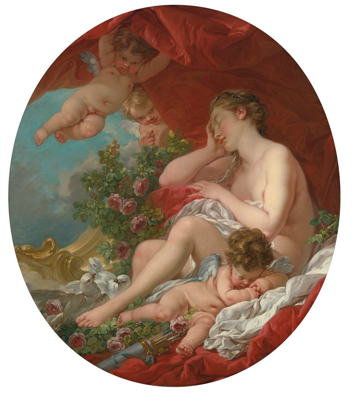 Venus sömn av François Boucher