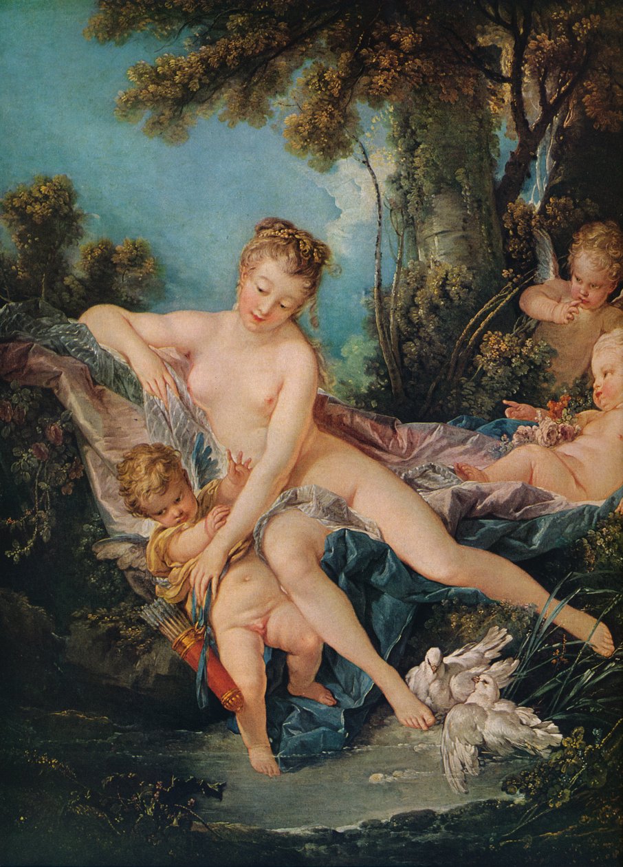 Venus tröstande kärlek, 1751 av François Boucher