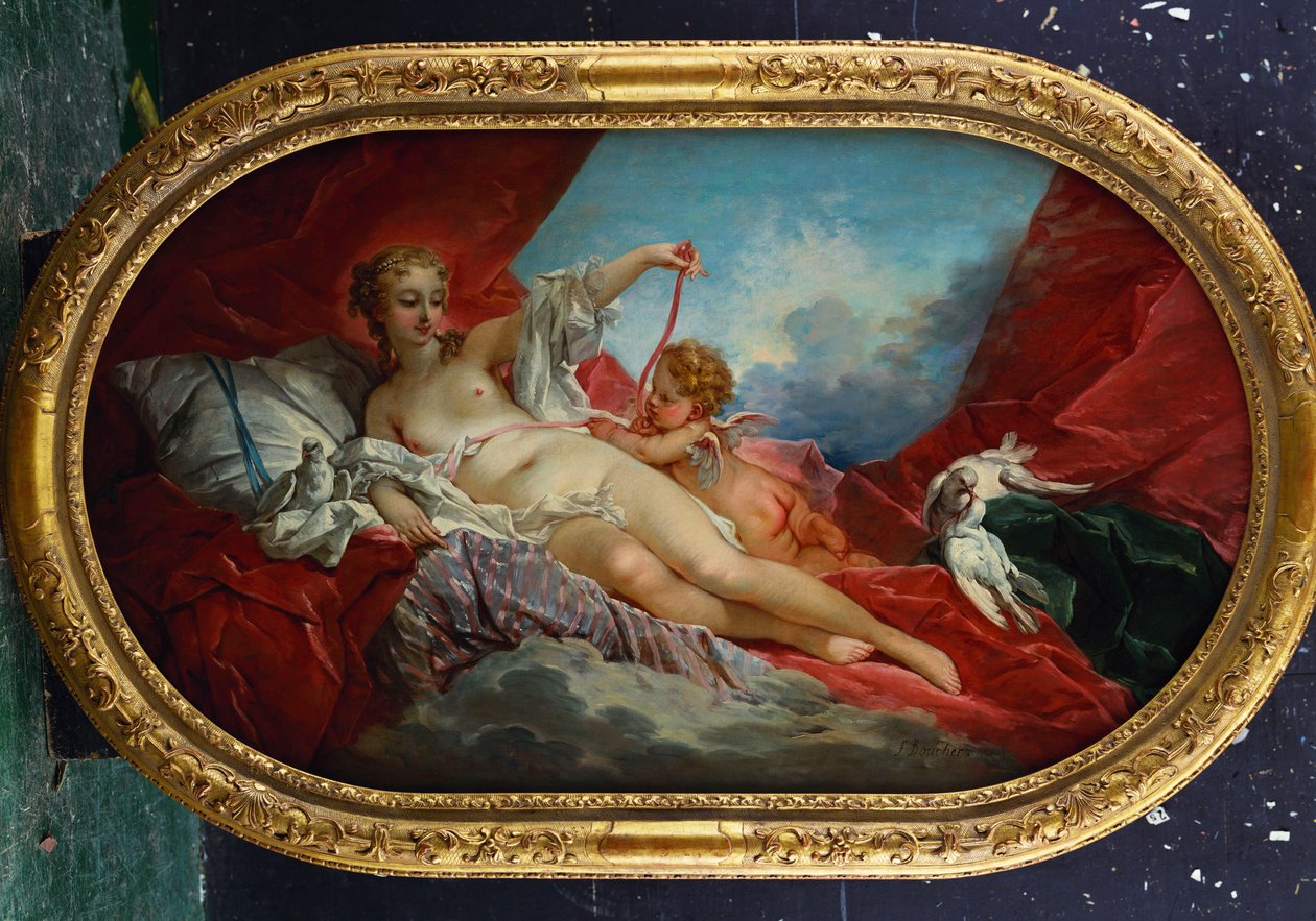 Venus och Amor av François Boucher
