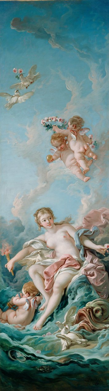 Venus på vågorna av François Boucher
