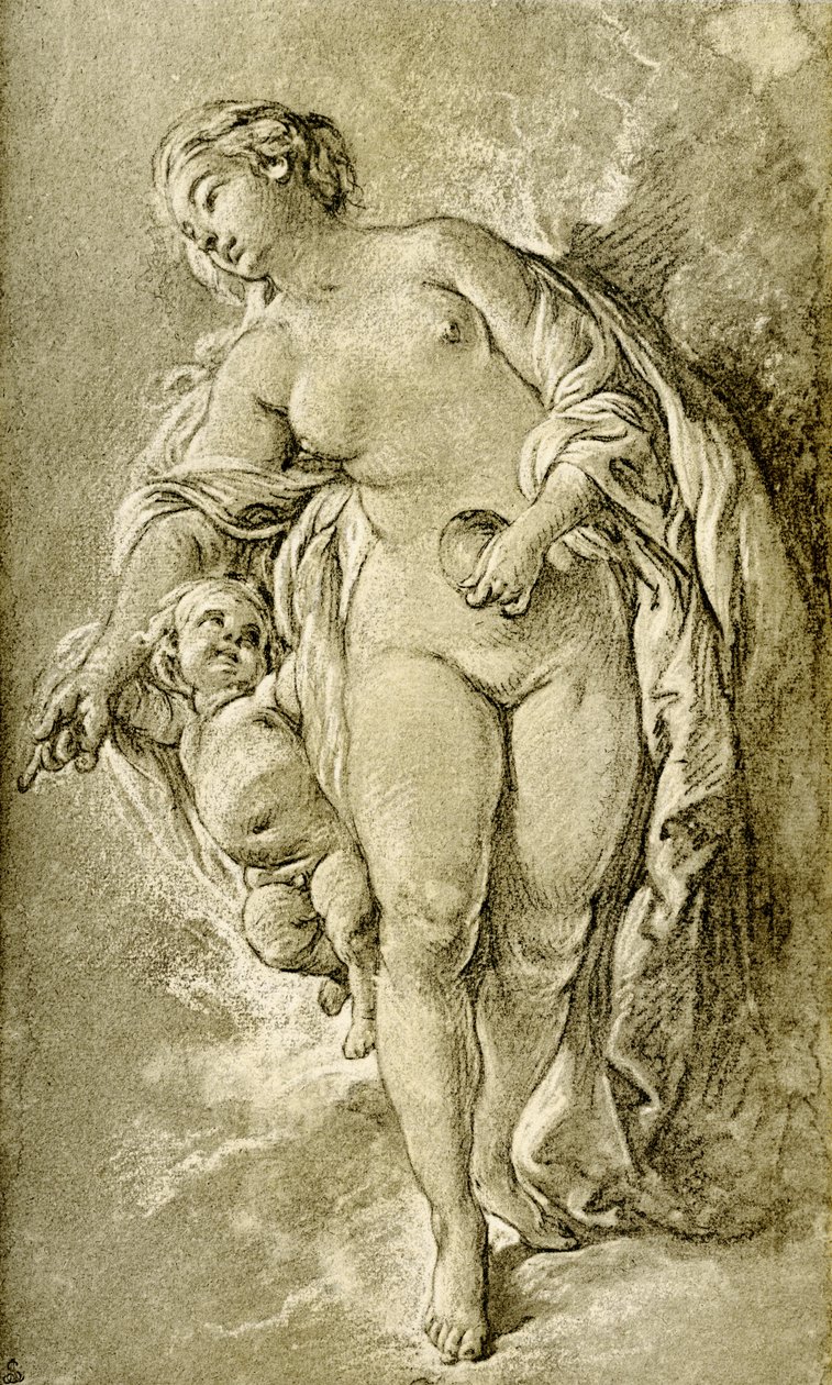 Venus med äpplet av François Boucher